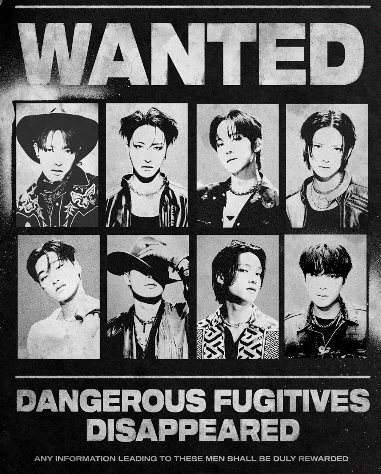 ATEEZ release a moody, black and white teaser poster for title track  'Turbulence