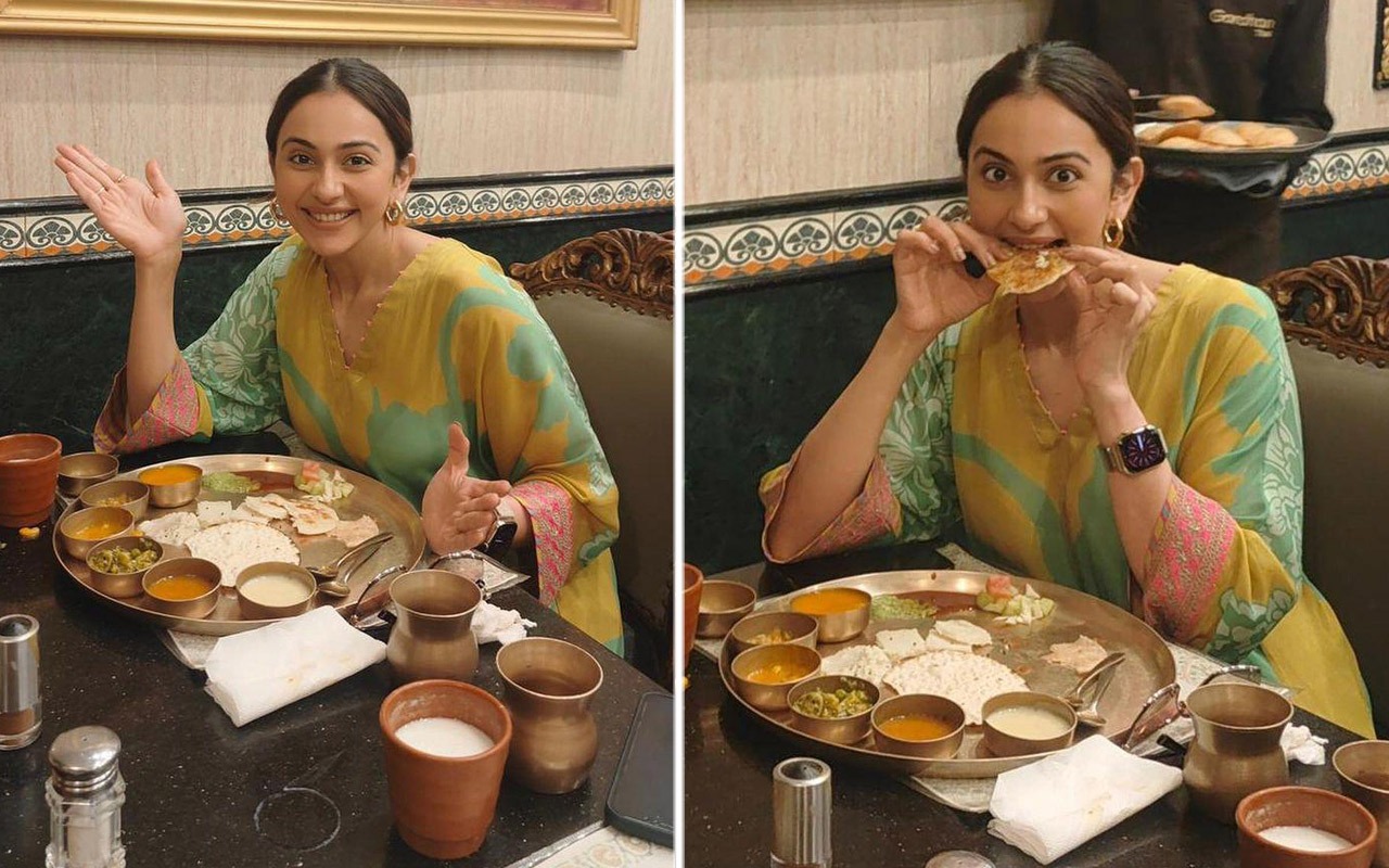 1280px x 800px - Rakul Preet Singh indulges in mouth-watering Gujarati thali in Ahmedabad;  watch video : Bollywood News - Bollywood Hungama