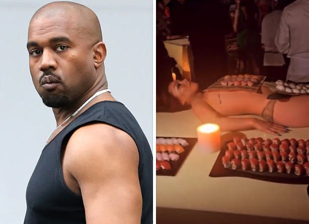 Kanye West gets trolled for 'misogyny' after naked women were hired to serve sushi on their body - Bollywood Hungama