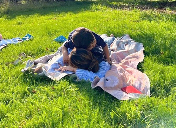 Kareena Kapoor Khan shares heartwarming nap moment with baby Jeh during their vacation; see picture