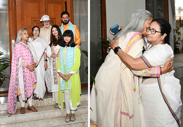 West Bengal Chief Minister Mamata Banerjee celebrates Raksha Bandhan with Amitabh Bachchan and family at Jalsa; see pics
