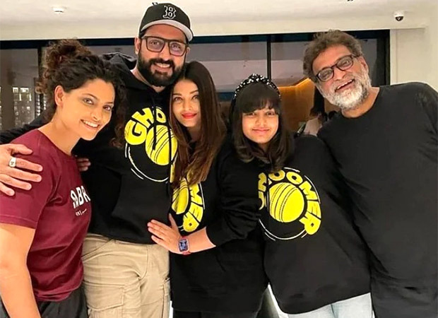 Aishwarya Rai Bachchan and Aaradhya Bachchan wear matching tees with Abhishek Bachchan as they promote Ghoomer
