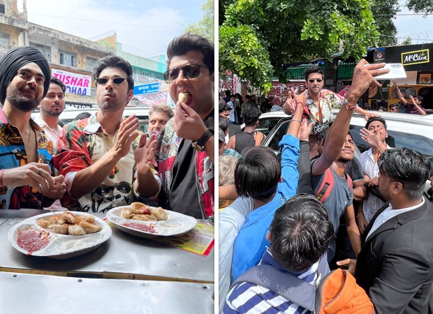 Fukrey 3: Pulkit Samrat and the Fukra gang try out street delicacies in Delhi; get mobbed by fans 