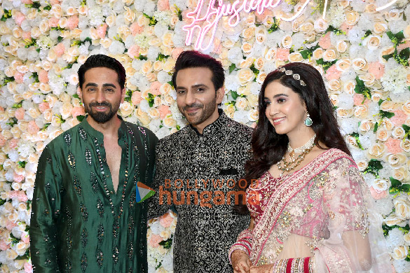 Photos: Ayushmann Khurrana, Shalin Bhanot and others snapped at Ali Merchant's wedding reception