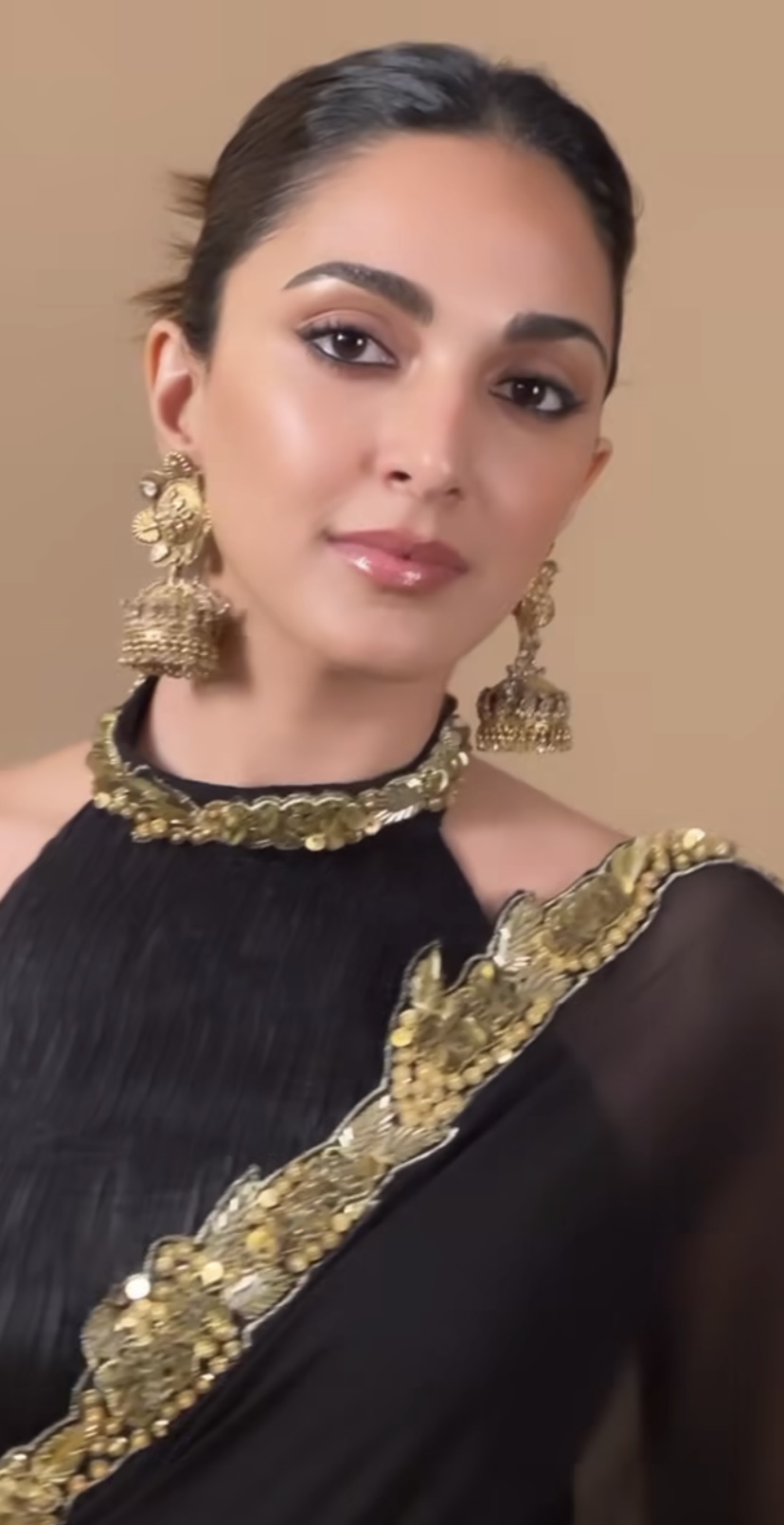 Simple Kundan and Pearl Drop Earrings With Ear Chain, Classic Indian Sahara  Earrings, Pakistani Wedding Jewelry, Hyderabadi Jhumka/jhumki - Etsy