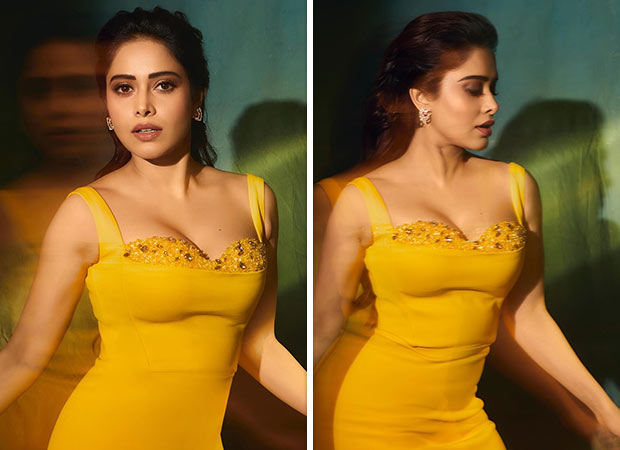 Nushrratt Bharuccha looks stunning in yellow bodycon dress