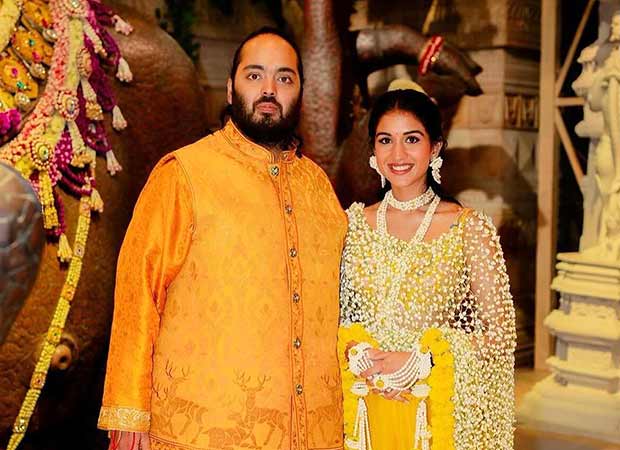Anant Ambani's regal haldi look by Abu Jani and Sandeep Khosla