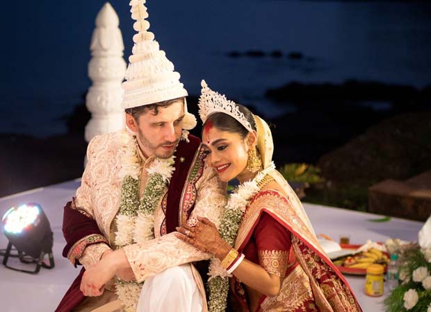 Sreejita De once again marries Michael-Blohm Pape in a traditional Bengali ceremony in Goa