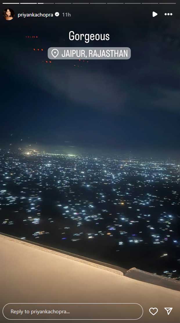Priyanka Chopra arrives in Jaipur, shares stunning view from her hotel room