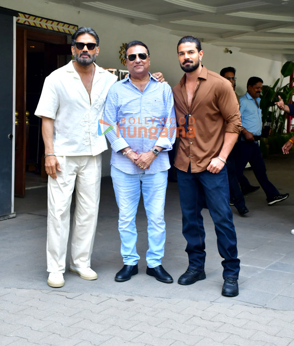 Photos: Sooraj Pancholi, Suniel Shetty, Aakanksha Sharma and others snapped promoting their film Kesari Veer
