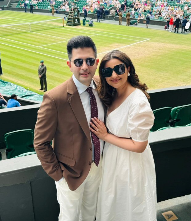 Parineeti Chopra & Raghav Chadha grace French Open 2025 Men’s Finale: a perfect match of glamour, sports & spirituality