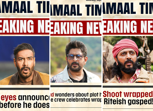 Dhamaal 4 shoot wrapped! Ajay Devgn, Arshad Warsi, Riteish Deshmukh and team promise Eid 2026 laugh riot in new posters