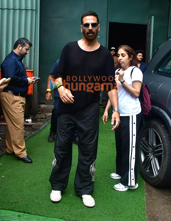 Photos: Akshay Kumar, Arshad Warsi and Saurabh Shukla snapped promoting Jolly LLB 3