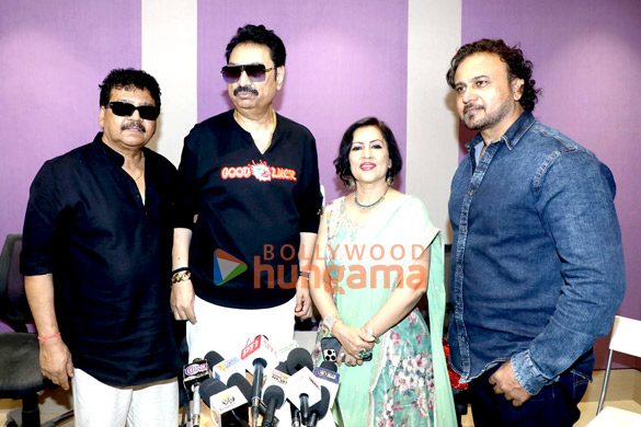 Photos: Anil Sharma graced the launch of Kumar Sanu and Madhushree's song 'Barishe Teri'