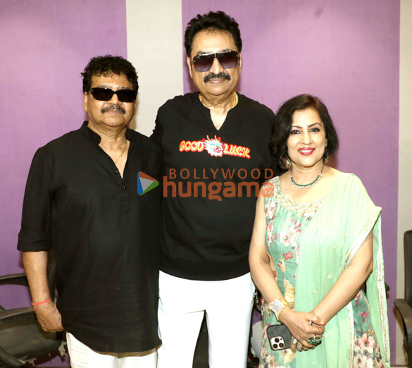 Photos: Anil Sharma graced the launch of Kumar Sanu and Madhushree's song 'Barishe Teri'