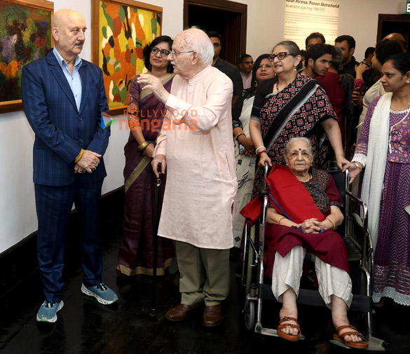 Photos: Anupam Kher inaugurates Parallel Retrospectives of Padmashri Ratan Parimoo and Naina Dalal at NGMA