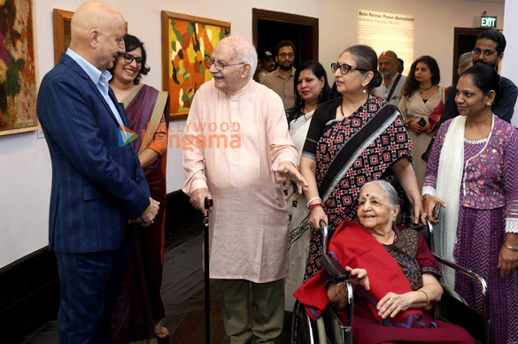 Photos: Anupam Kher inaugurates Parallel Retrospectives of Padmashri Ratan Parimoo and Naina Dalal at NGMA