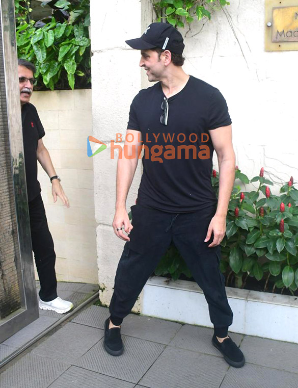 Photos: Hrithik Roshan spotted outside dental clinic in Bandra