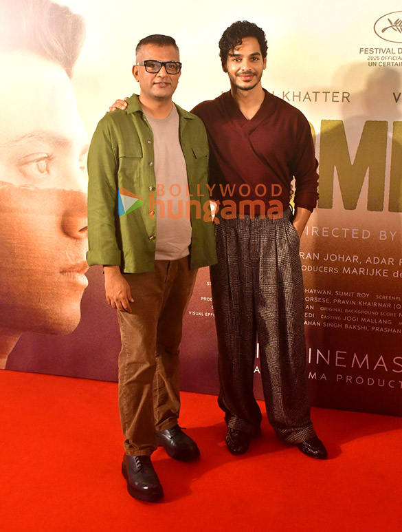 Photos: Ishaan Khatter, Vishal Jethwa and Neeraj Ghaywan snapped at the Homebound press conference
