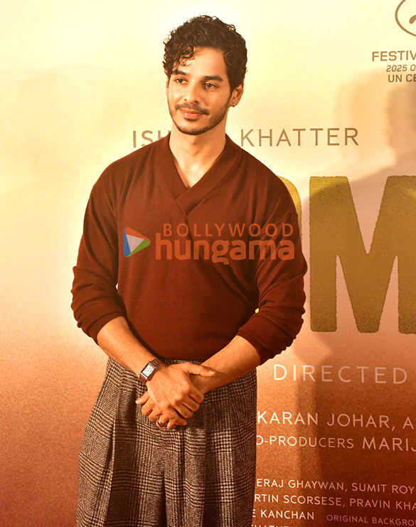 Photos: Ishaan Khatter, Vishal Jethwa and Neeraj Ghaywan snapped at the Homebound press conference
