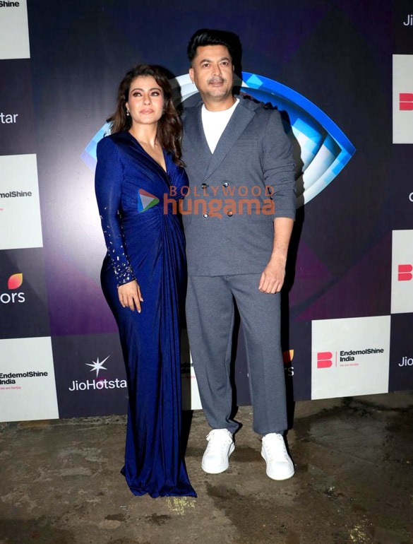 Photos: Kajol and Jisshu Sengupta snapped shooting a special Weekend Ka Vaar segment on the sets of Bigg Boss 19 to promote their show The Trial Season 2