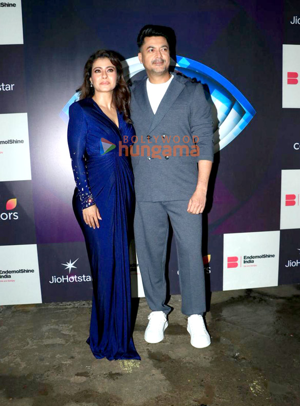 Photos: Kajol and Jisshu Sengupta snapped shooting a special Weekend Ka Vaar segment on the sets of Bigg Boss 19 to promote their show The Trial Season 2