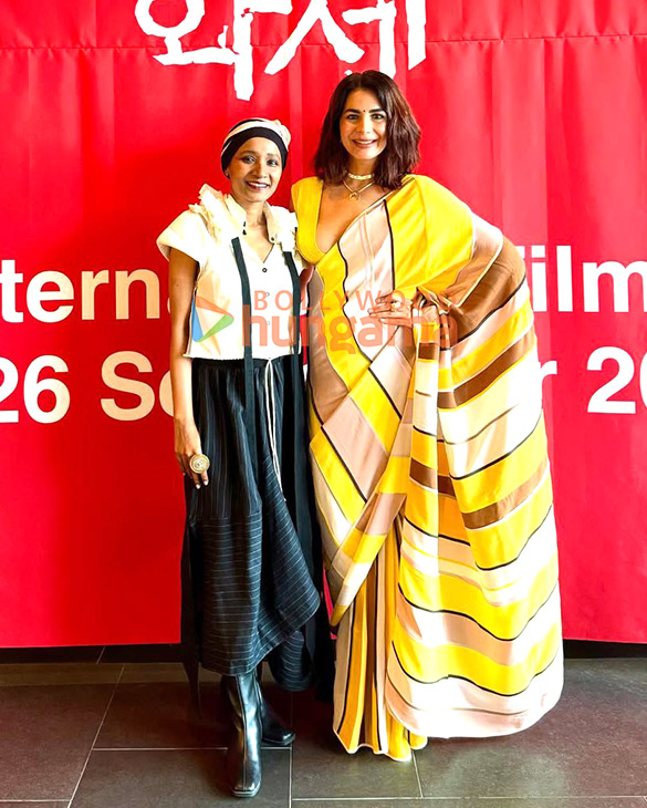 Photos: Kirti Kulhari and Tannishtha Chatterjee snapped at the Busan International Film Festival for the world premiere of their film Full Plate