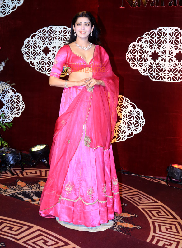 Photos: Malaika Arora, Pranitha Subhash, Regina Cassandra and others snapped attending Navaratri celebrations by Kalyan Jewellers