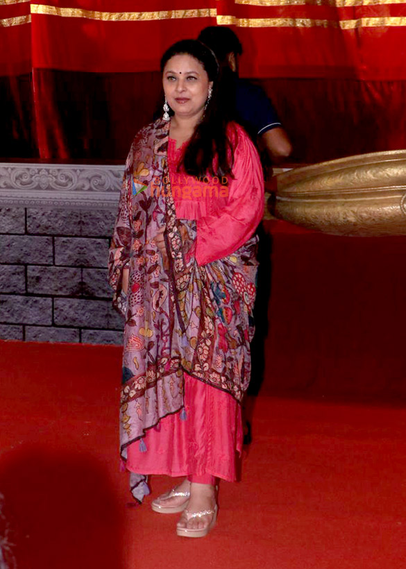 Photos: Rani Mukerji, Kajol, Ayan Mukerji and others snapped during Durga Puja at North Bombay Sarbojanin