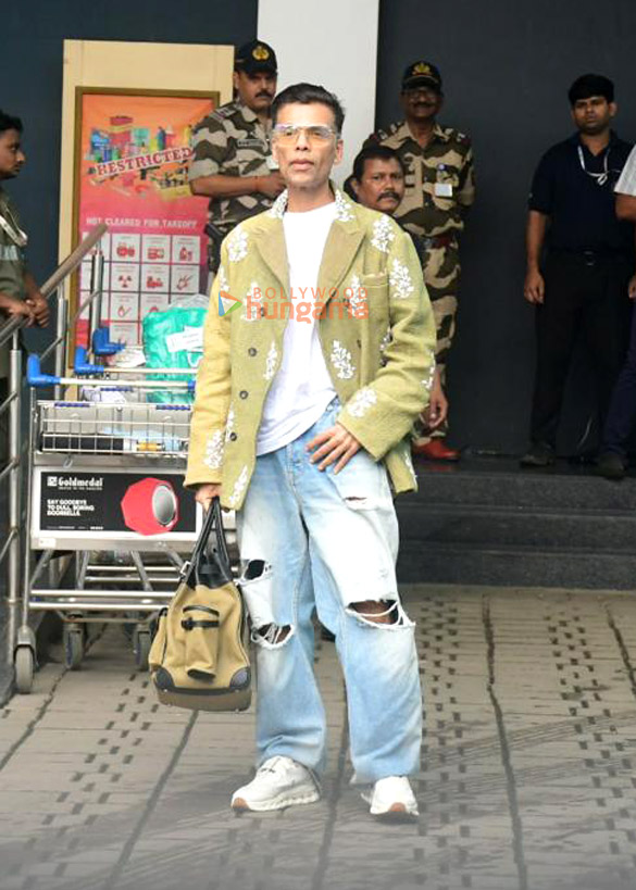 Photos: Rani Mukerji, Karan Johar and Apoorva Mehta snapped at Kalina airport