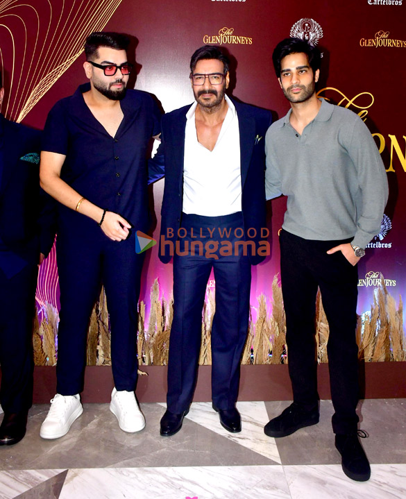 Photos Ajay Devgn, Aaman Devgan and others snapped at the evening of iconic stories, smooth single malt scotch and soulful conversations