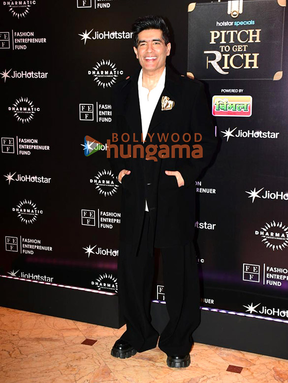Photos: Akshay Kumar, Karan Johar, Malaika Arora and others snapped at Pitch To Get Rich press conference in Bandra