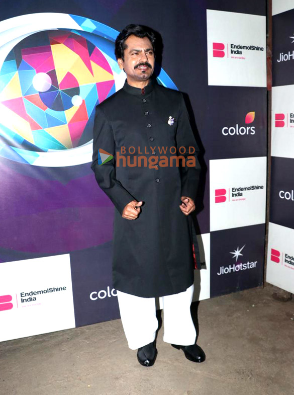 Photos: Ayushmann Khurrana, Rashmika Mandanna and Nawazuddin Siddiqui snapped promoting Thamma on the sets of Bigg Boss 19