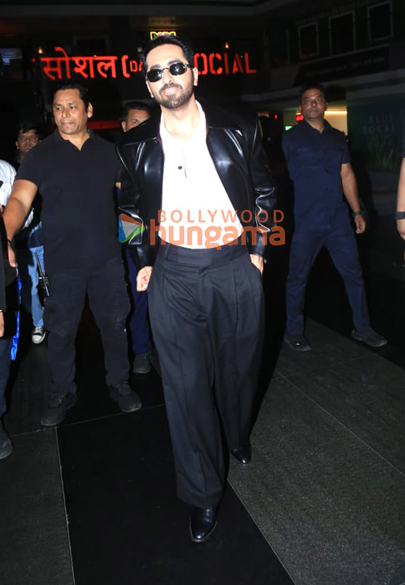 Photos: Ayushmann Khurrana and Nora Fatehi unveil their new song 'Dilbar Ki Aankhon Ka'