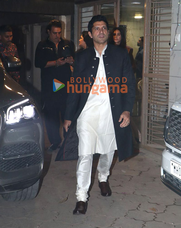 Photos: Farhan Akhtar, Shibani Dandekar, Richa Chadha, Ali Fazal and others snapped attending Shabana Azmi and Javed Akhtar’s Diwali bash