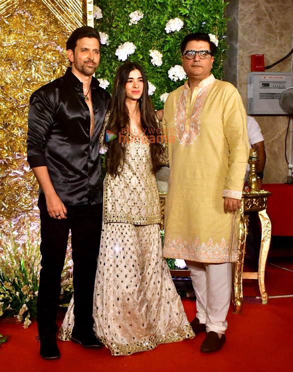 Photos: Hrithik Roshan, Saba Azad, Mrunal Thakur, Pooja Hegde, Mouni Roy, Nora Fatehi and others snapped attending Ramesh S Taurani’s Diwali bash