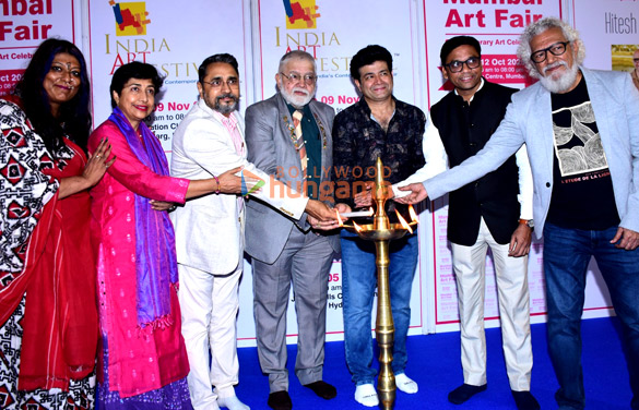 Photos: Ramesh Sippy, Vinita Mirchandani, Kiran Juneja and others attend the opening of Mumbai Art Fair 2025 at Nehru Centre Art Gallery