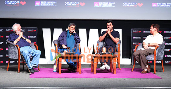 Photos: Ranbir Kapoor pays tribute to Raj Kapoor and Guru Dutt at Whistling Woods International