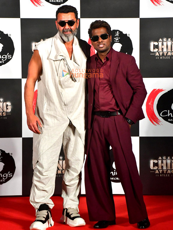 Photos: Ranveer Singh, Bobby Deol, Atlee and Sreeleela attend the launch of Ching's Desi Chinese advertisement