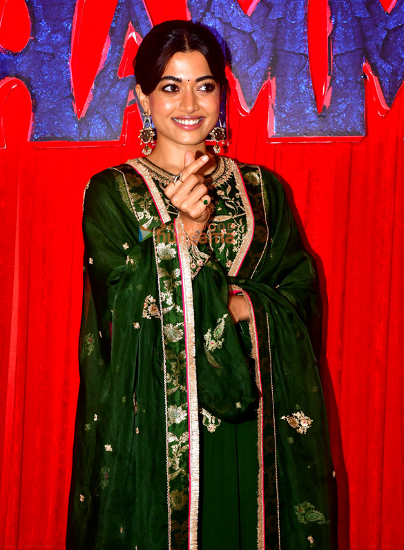 Photos: Rashmika Mandanna, Ayushmann Khurrana and others snapped promoting Thamma in Mumbai