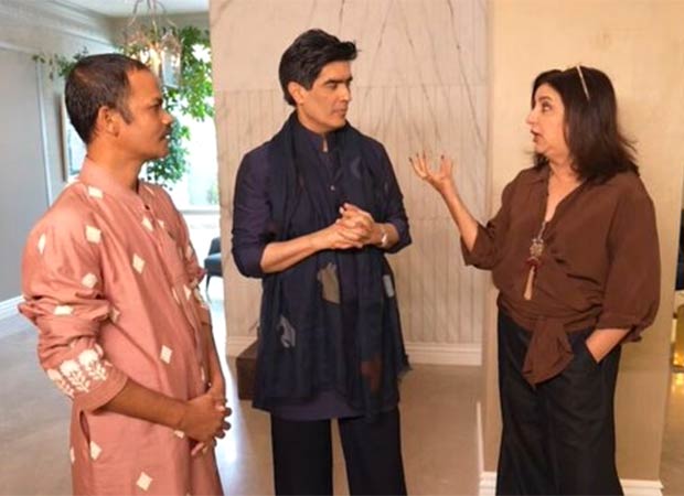 Farah Khan's viral cook Dilip gets a surprise designer kurta from Manish Malhotra during their fun visit to his Mumbai home