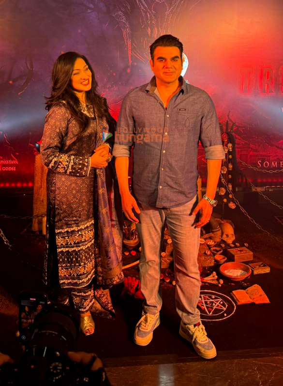 Photos: Arbaaz Khan, Rituparna Sengupta and Nitin Vaidya grace the trailer launch of Kaal Trighori