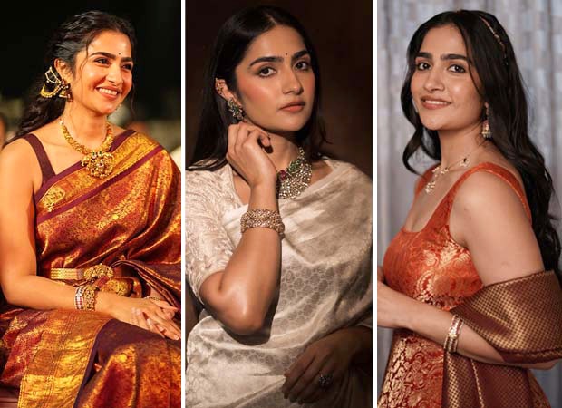 Birthday special How Rukmini Vasanth makes classic sarees feel fresh and modern