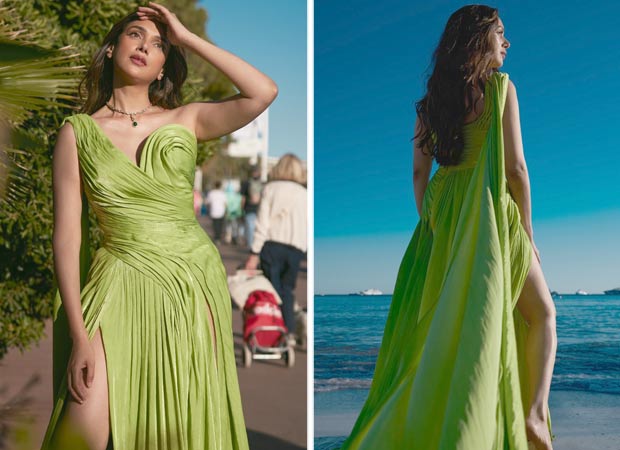 Aditi Rao Hydari turns heads at Cannes 2026 in dramatic neon green couture  gown for L'Oral Paris 2026 : Bollywood News - Bollywood Hungama