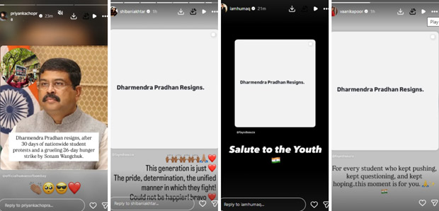 Dharmendra Pradhan resigns: Priyanka Chopra Jonas, Aditi Rao Hydari, and other celebs hail students, call it a victory for youth voices